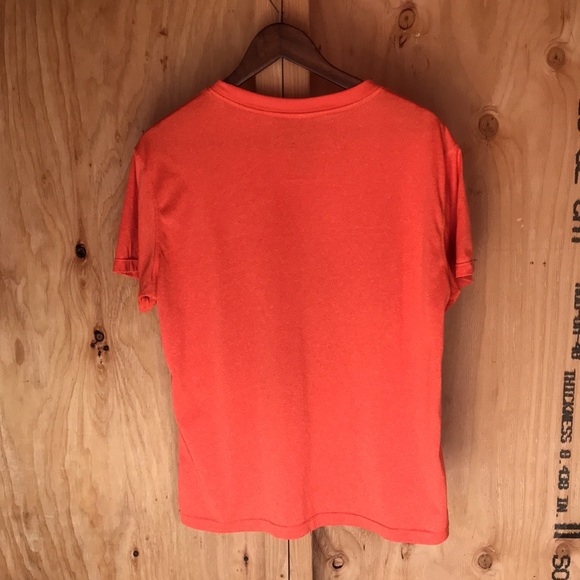 STARTER Men’s Size M Training-fit Performance Athletic Tee Orange Antimicrobial - Picture 4 of 5